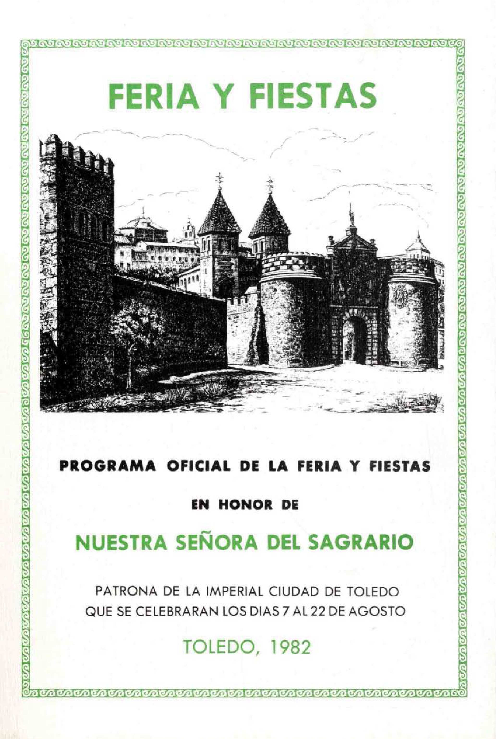 Feria y fiestas patronales en honor de la Virgen del Sagrario  